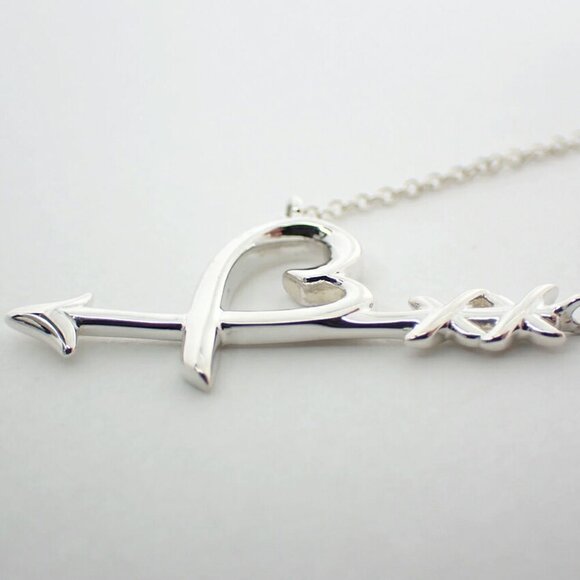 TIFFANY Authentic Silver Heart Necklace - Picture 8 of 10